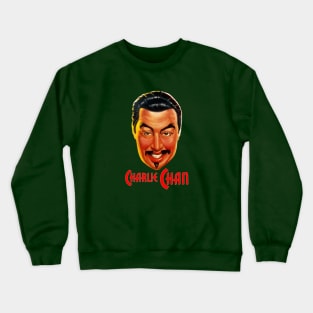 Charlie Chan - Face - Warner Oland Crewneck Sweatshirt